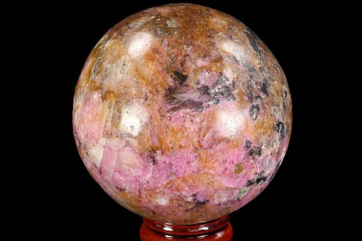 Polished Cobaltoan Calcite Sphere - Congo #95014